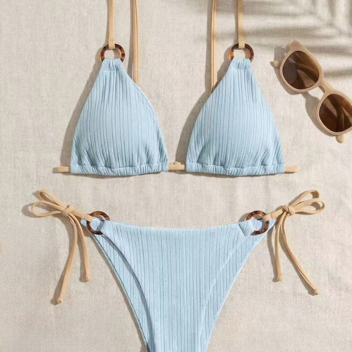 Ladies triangle bikini with adjustable strap Mune Fashion