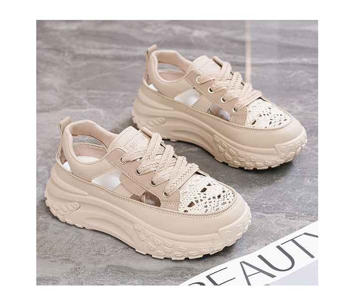 Women Sporty Sneakers with airy mesh structure and extra high comfort Mune Fashion
