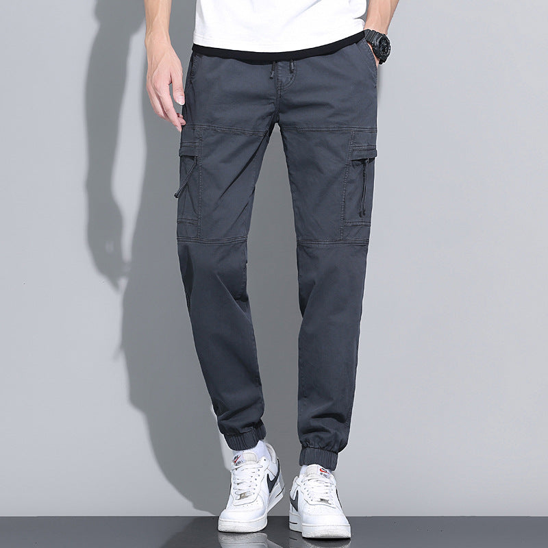 Men's Urban Tactical Cargo Jogger with ergonomic knee pleats, integrated keyring and elastic ankle closure Mune Fashion