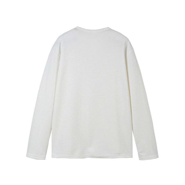 Unisex Thermal Henley Shirt with Waffle Texture and Long Sleeve Mune Fashion