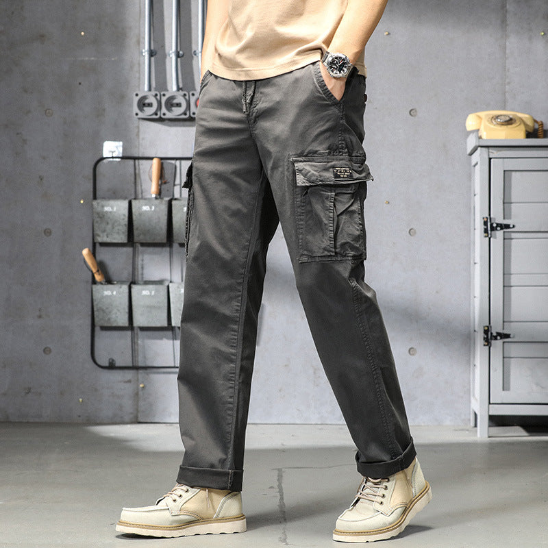 Men's Urban Ripstop Cargo Jogger with Elastic Comfort Waistband and Multiple Flap Pockets Mune Fashion