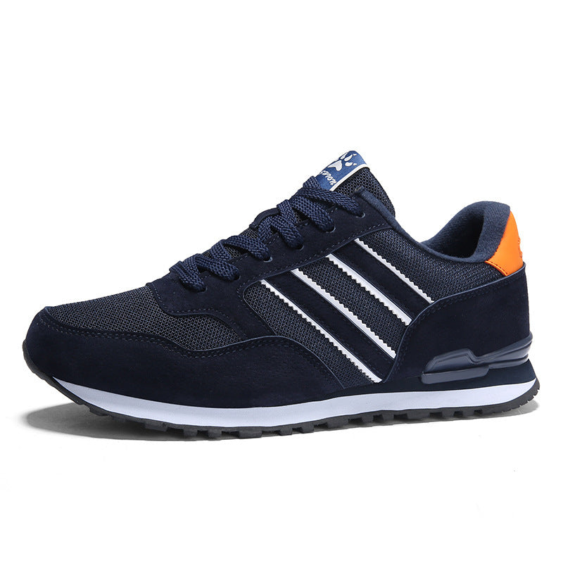 Men's retro-inspired suede mesh sports sneakers with reinforced heel and EVA cushioning Mune Fashion