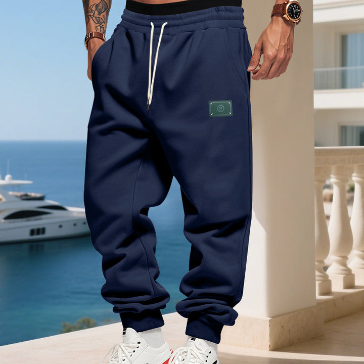 Men's relaxed-fit joggers with elastic drawstring, ribbed cuffs, and side pockets Mune Fashion