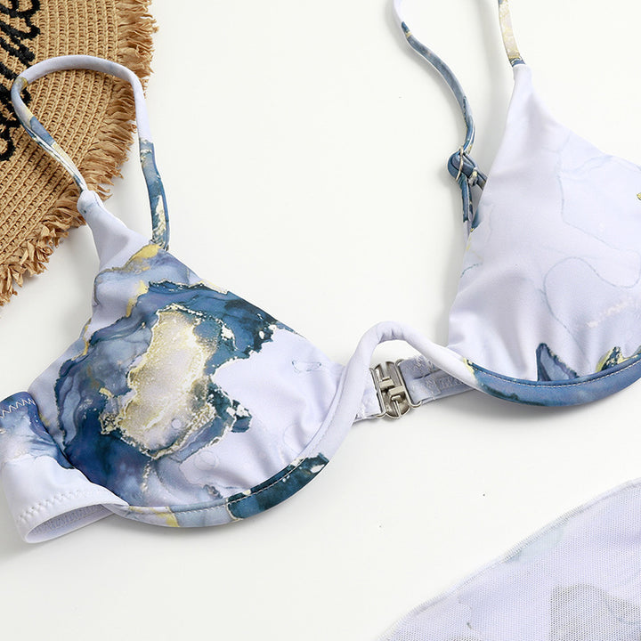 Women's triangle bikini set with elegant wrap and quality material Mune Fashion