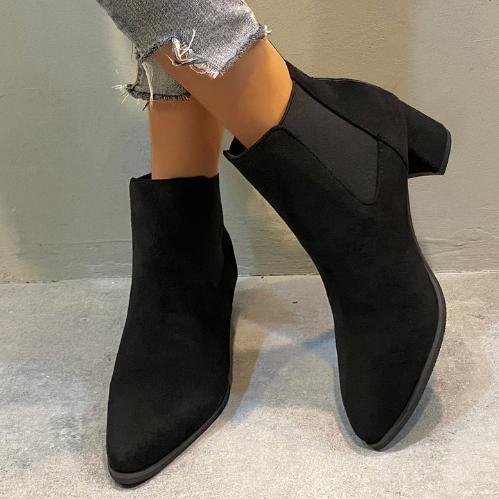 Ladies Elegant Ankle Boots Mune Fashion