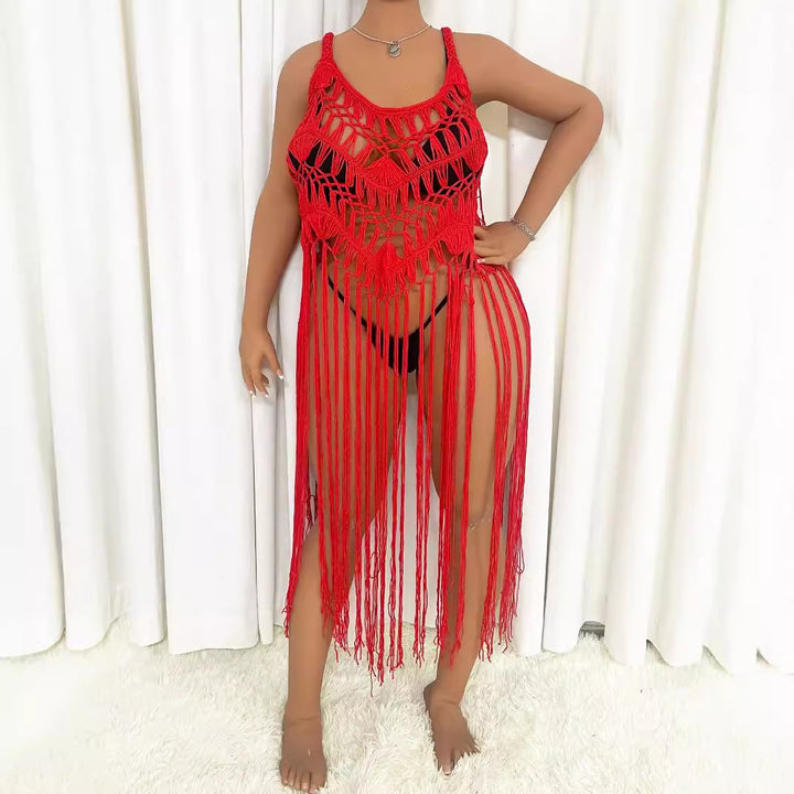 Women's Fringe Beach Poncho Mune Fashion
