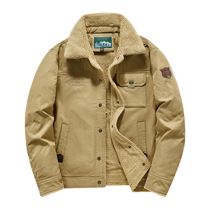 Men's casual transitional jacket with teddy lining Mune Fashion