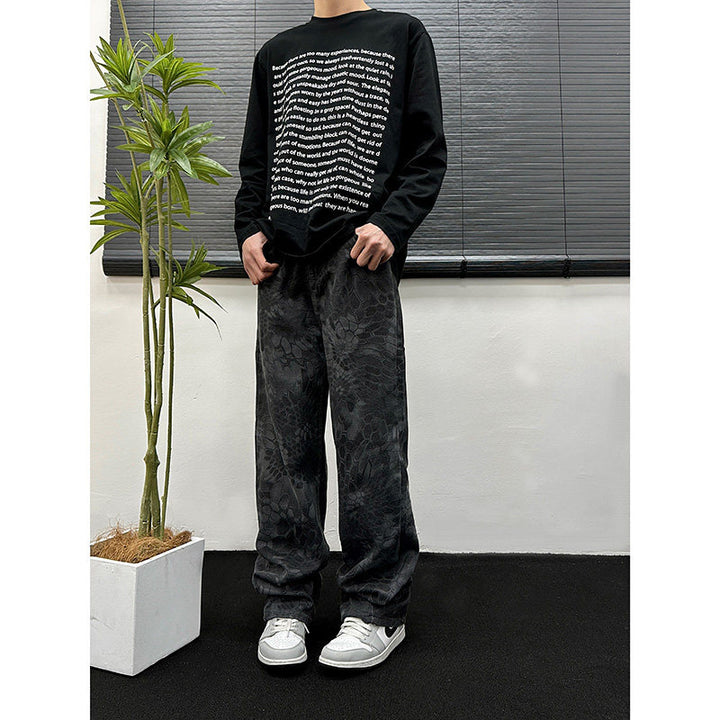 Men's Cargo Pants with Snake Pattern Mune Fashion