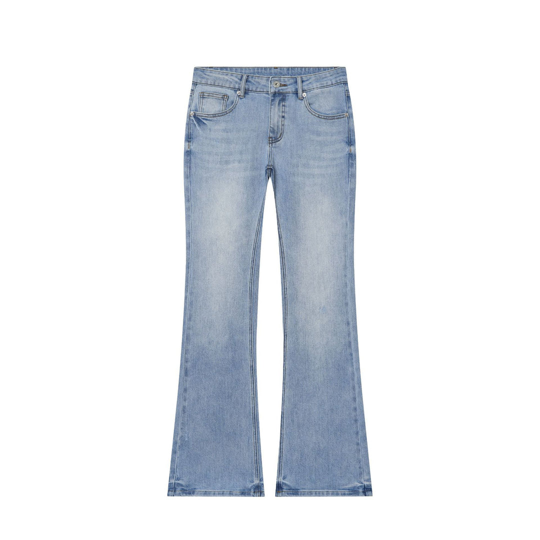 Women's High-Waisted Flared Jeans with Kickflare and Five-Pocket Cut Mune Fashion