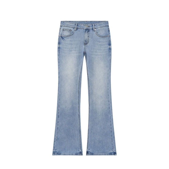 Women's High-Waisted Flared Jeans with Kickflare and Five-Pocket Cut Mune Fashion