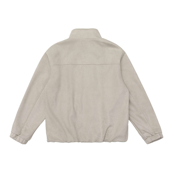Men's short jacket in a boxy cut with a high stand-up collar and hidden zipper placket Mune Fashion