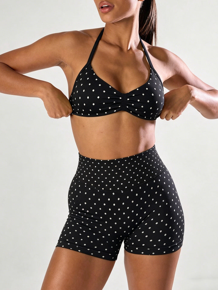Women's sporty bikini set made of high-elastic material with adjustable straps Mune Fashion