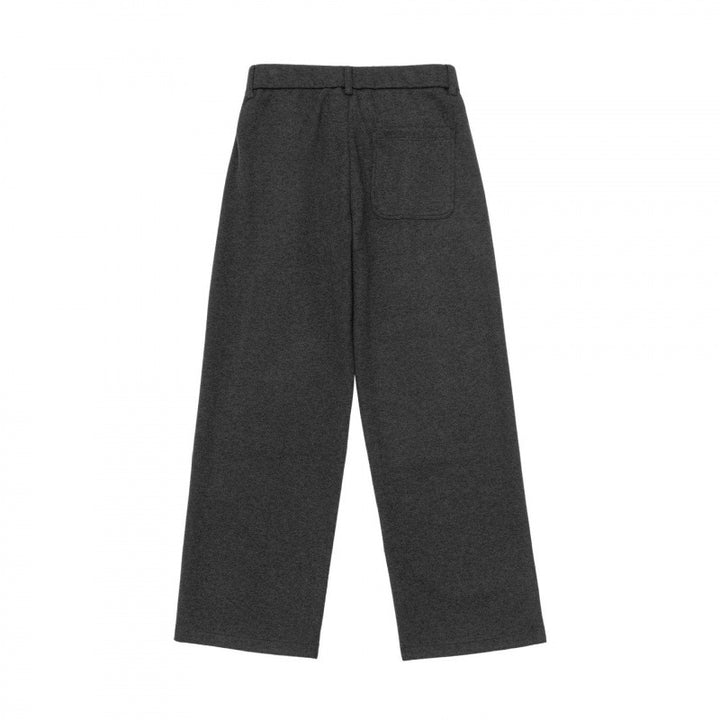 Ladies Wide Pleated Trousers with High Waist and Straight Leg Mune Fashion