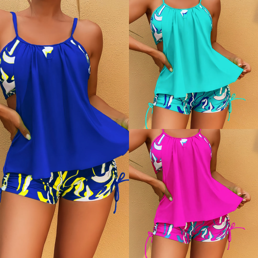 Ladies bathing dress with shorts in modern design Mune Fashion