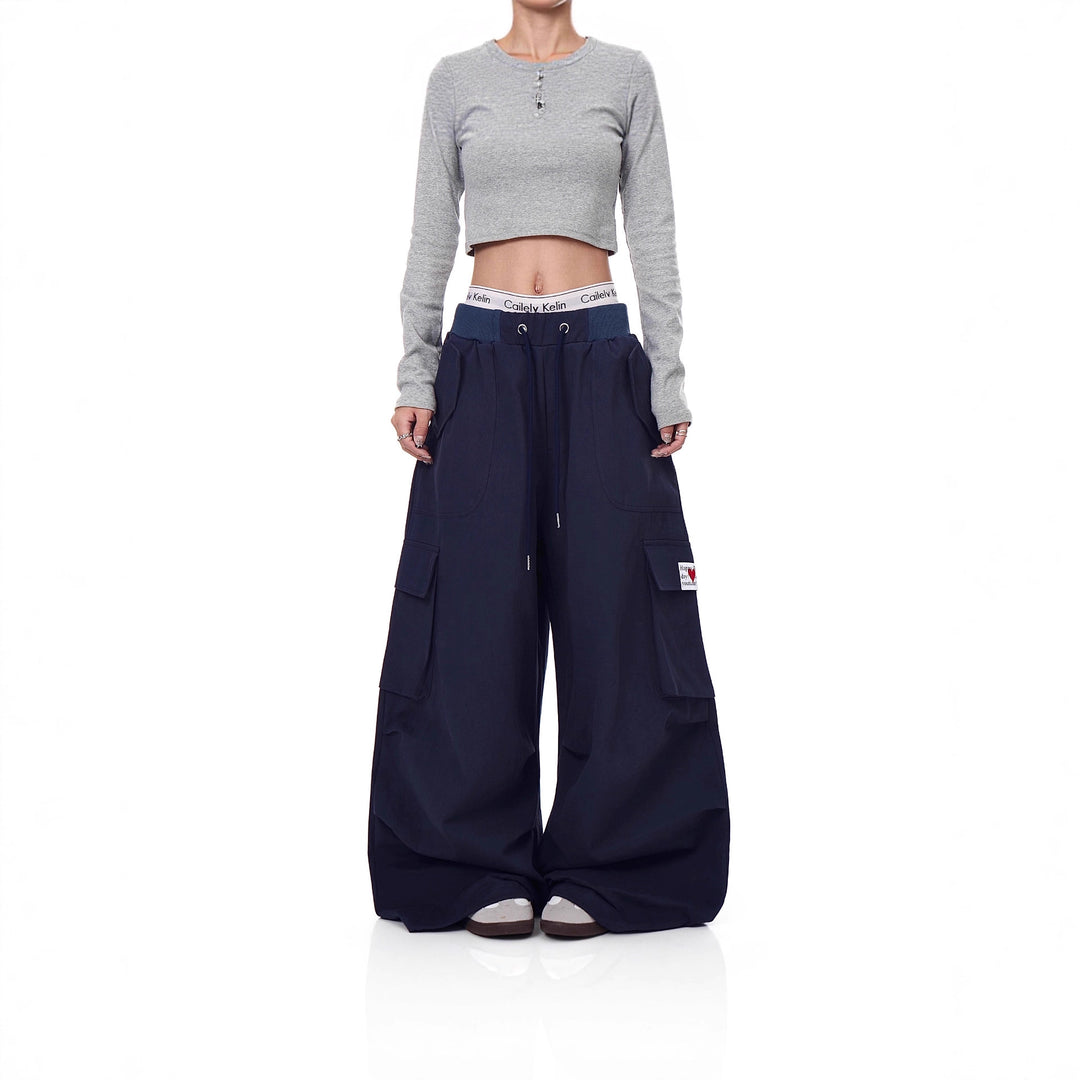 Women's Loose Fit Cargo Pants Mune Fashion 1787981945