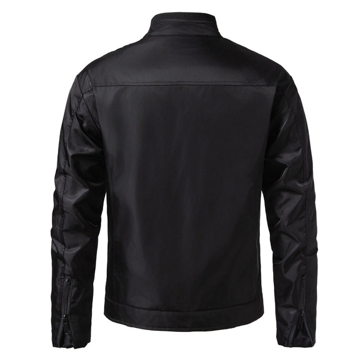 Men's stylish transitional jacket with high stand-up collar Mune Fashion