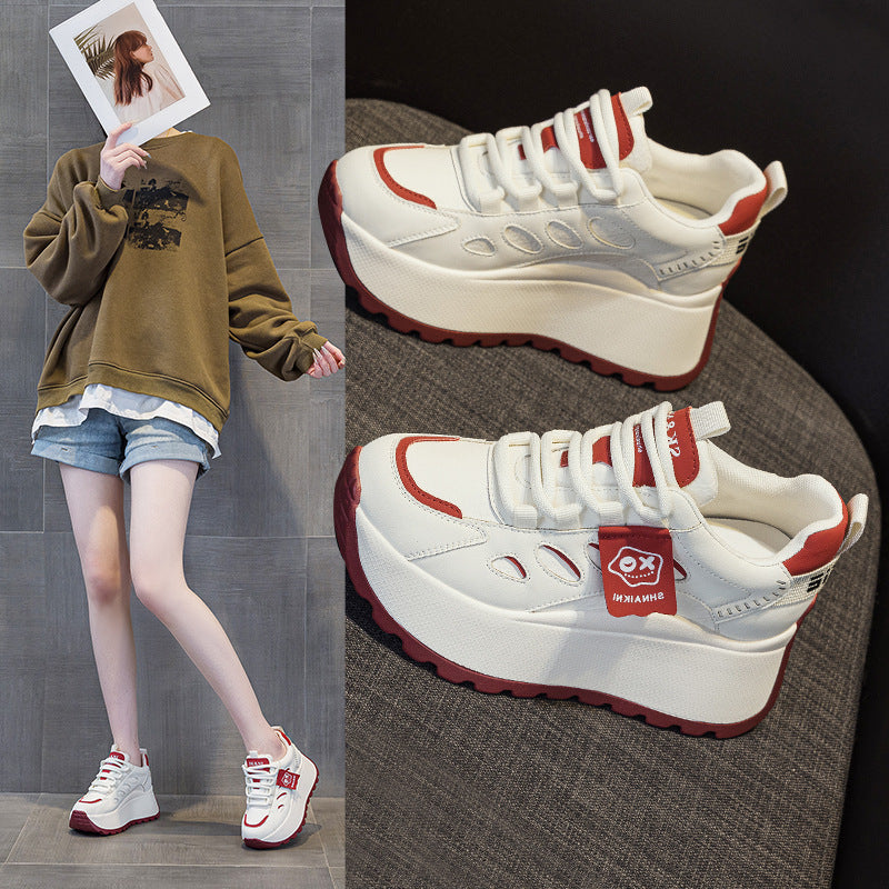 Women's sporty platform sneakers with modern design and flexible sole Mune Fashion
