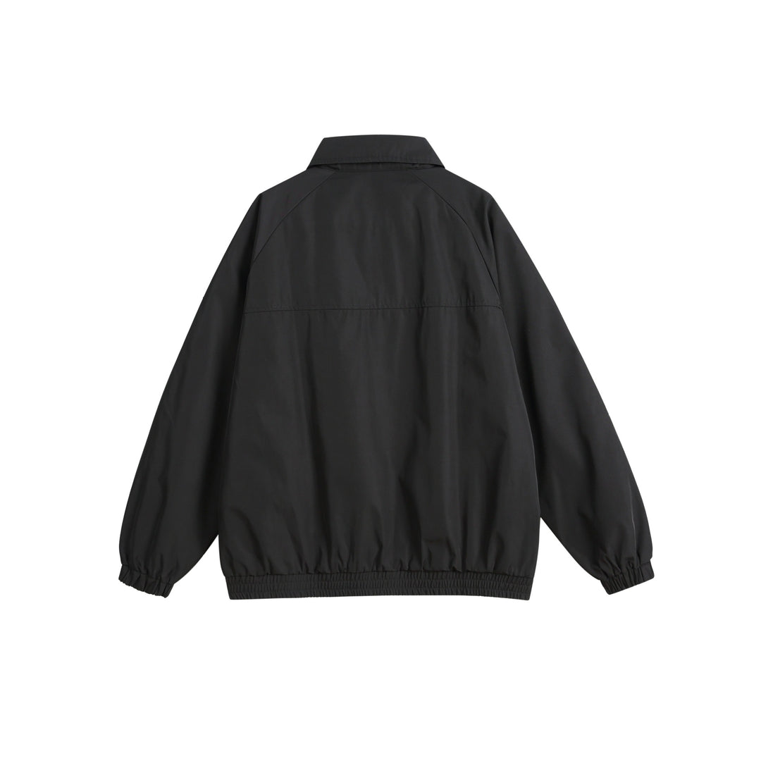 Unisex Boxy Transitional Blouson with Stand Collar and Elastic Hem Mune Fashion