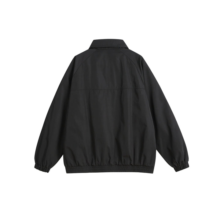 Unisex Boxy Transitional Blouson with Stand Collar and Elastic Hem Mune Fashion