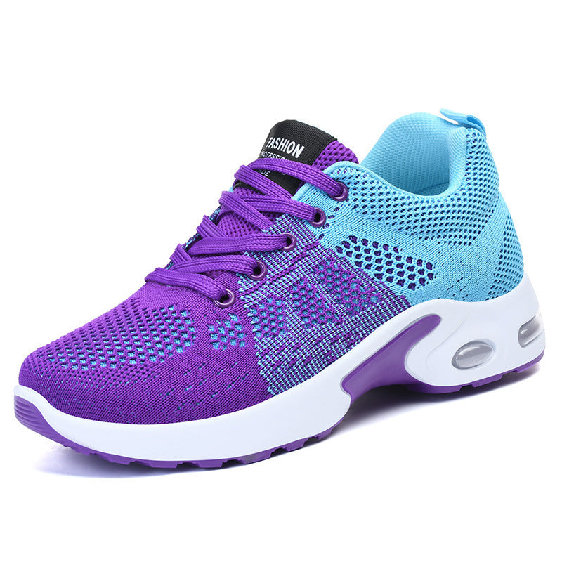 Unisex nan breathable knitted sneakers with air cushion heel Mune Fashion