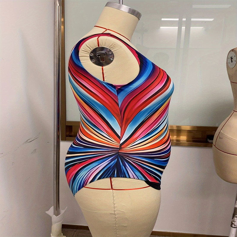 Ladies elegantly cut swimsuit with striking graphic design Mune Fashion