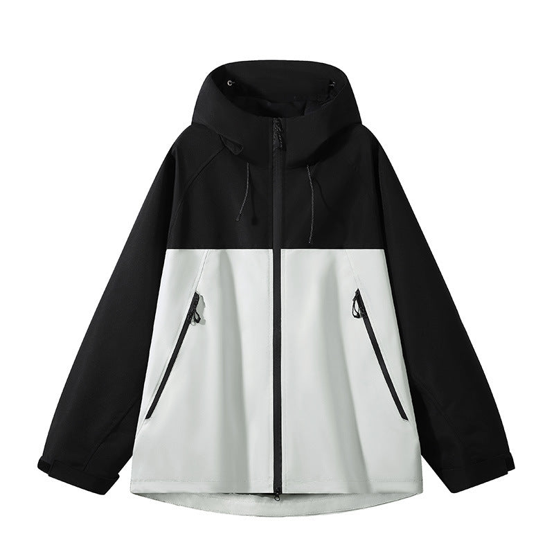 Men's elastic softshell hoodie jacket with ergonomic raglan cut, two-way zipper and adjustable Velcro cuffs Mune Fashion