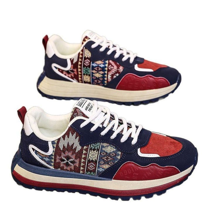 Women's sporty sneakers with attractive ethnic design Mune Fashion