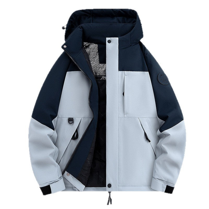 Men's Waterproof and Breathable Softshell Outdoor Jacket Mune Fashion