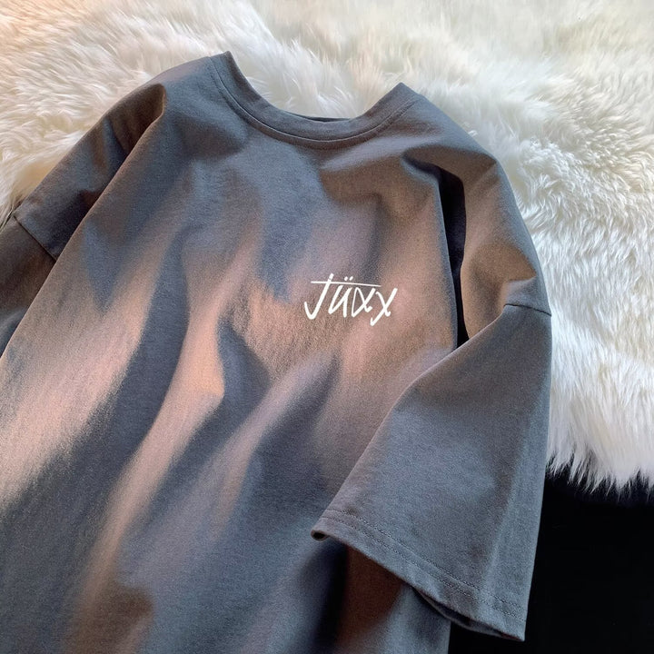 Unisex Casual Oversized T-Shirt with Creative Print Mune Fashion