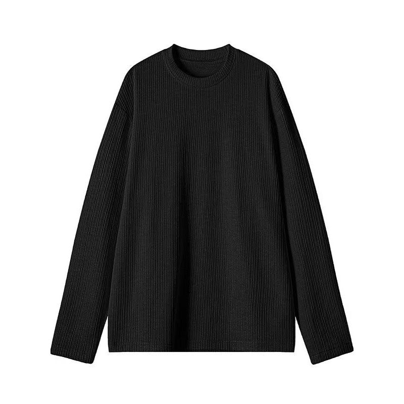 Unisex Oversized Knit Top with Ribbed Structure Mune Fashion