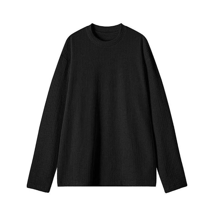 Unisex Oversized Knit Top with Ribbed Structure Mune Fashion