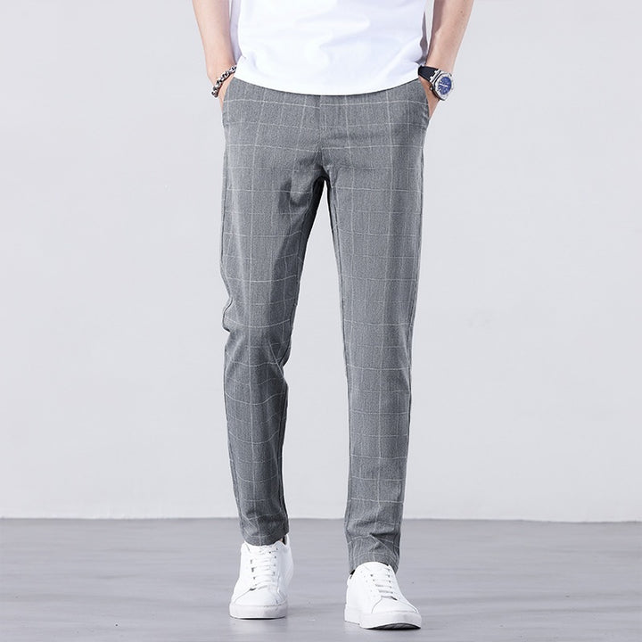 Men's Stylish Checkered Pants Mune Fashion