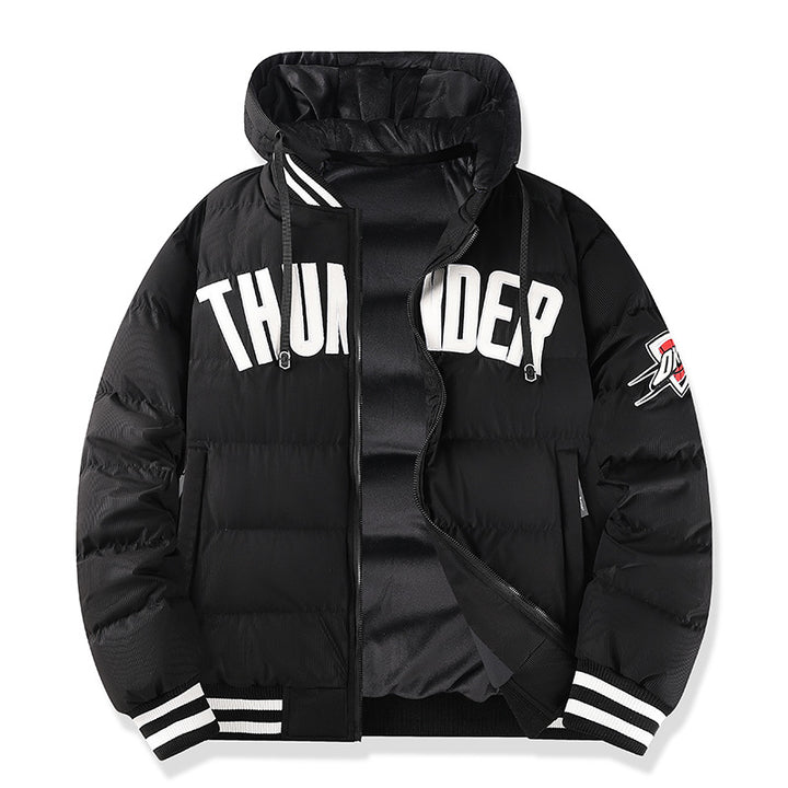 Men's lightweight quilted jacket with high collar and practical pockets Mune Fashion