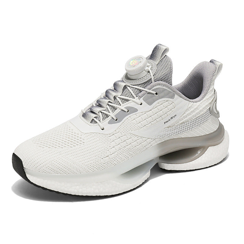 Unisex nan breathable running shoe with rotary closure and reactive midsole Mune Fashion