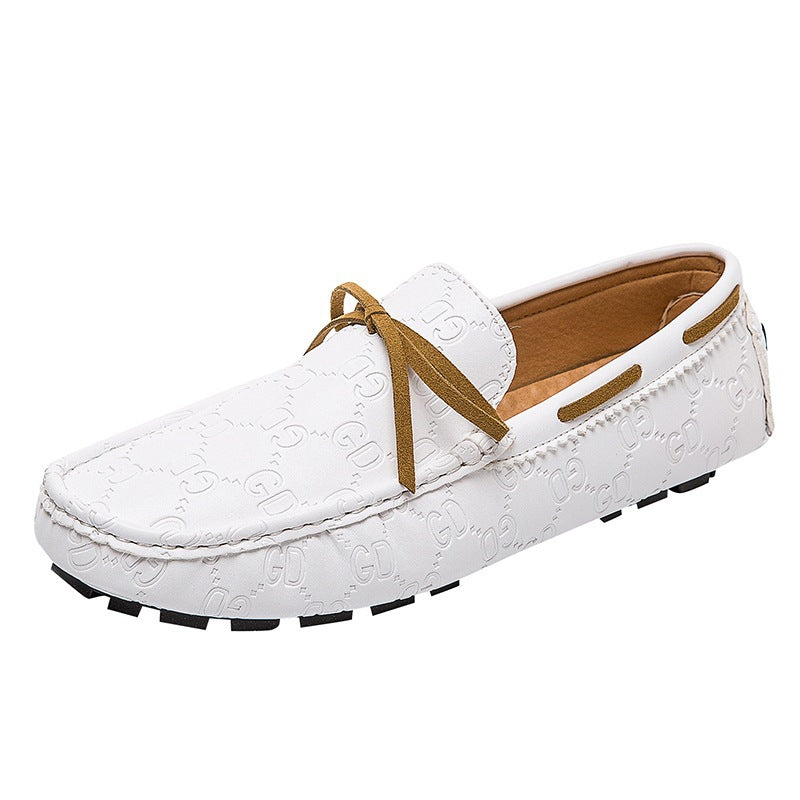 Men's suede moccasins with soft plush lining, decorative tassel, and textured rubber outsole Mune Fashion