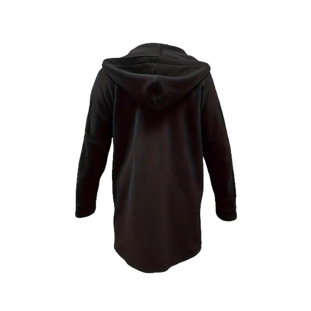 Women Oversize Teddy Coat with Button Placket and Large Lapels Mune Fashion