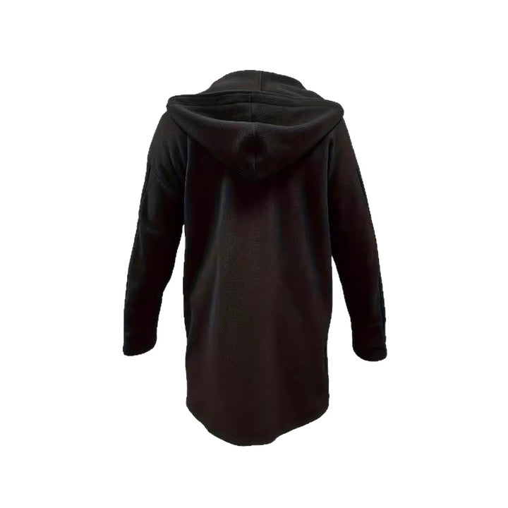 Women Oversize Teddy Coat with Button Placket and Large Lapels Mune Fashion