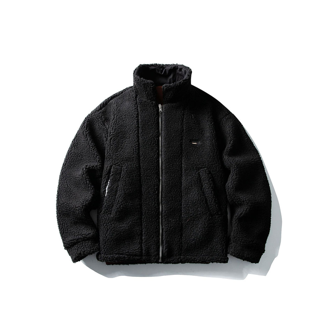Men's short-cut insulated blouson with sherpa collar and flap pockets Mune Fashion