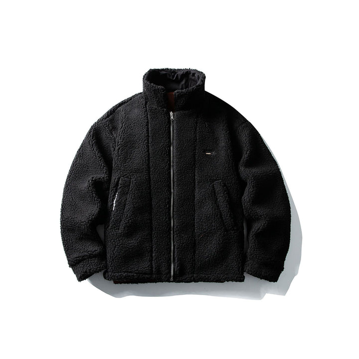 Men's short-cut insulated blouson with sherpa collar and flap pockets Mune Fashion