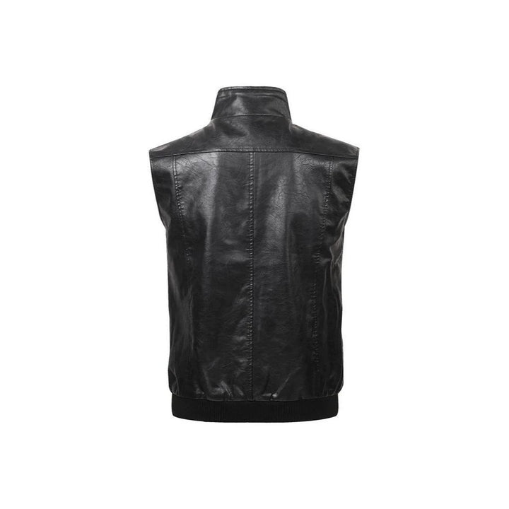 Men Robust Leather Vest Mune Fashion