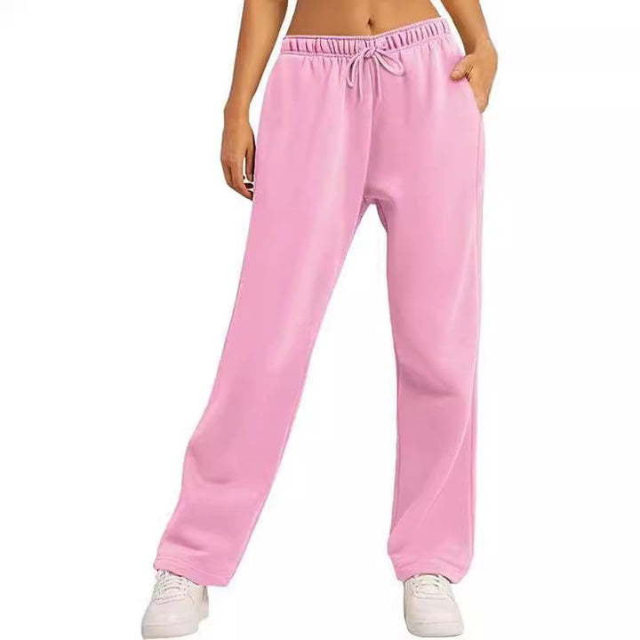 Women loose fit sweatpants with drawstring and wide leg Drune