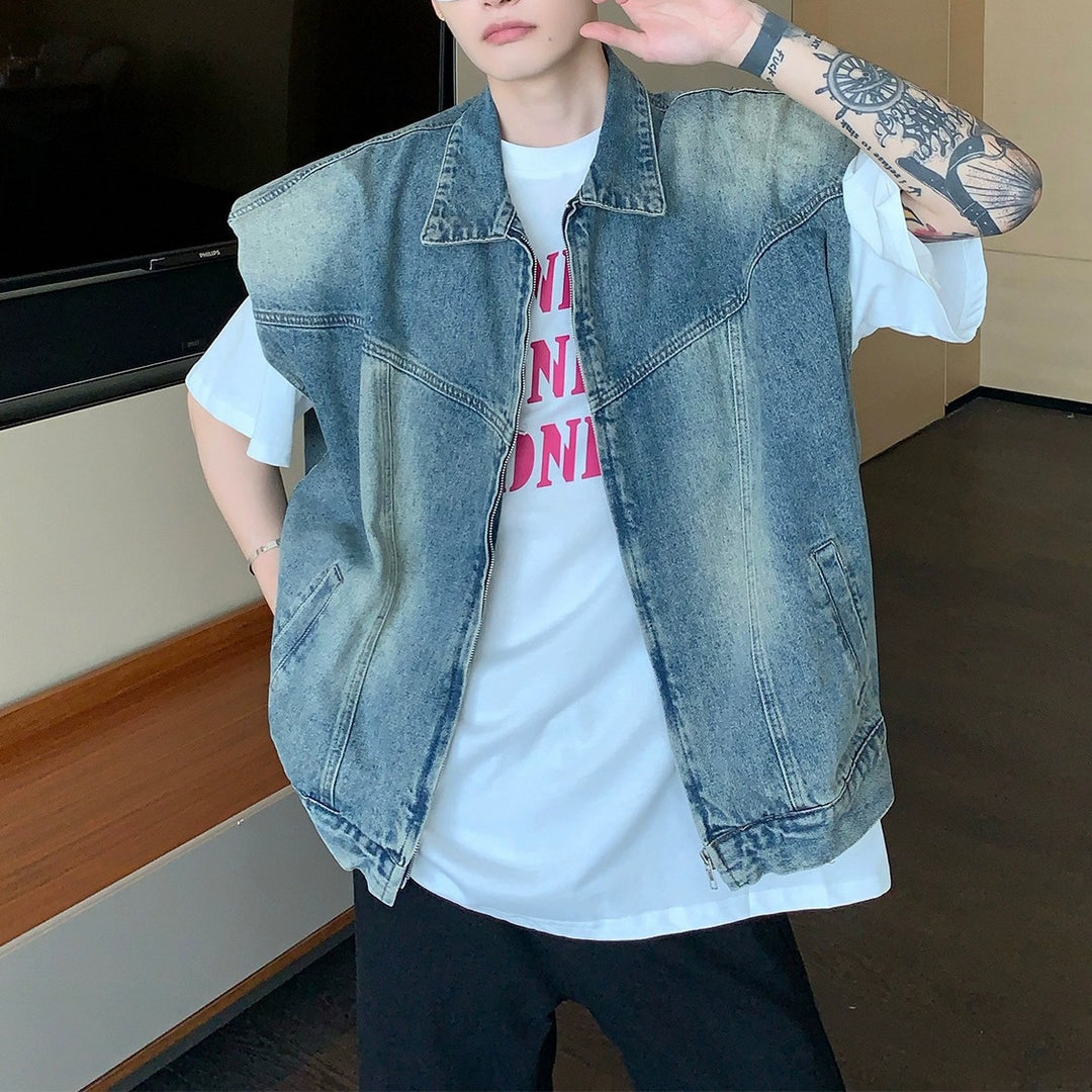 Ladies Denim Vest Mune Fashion
