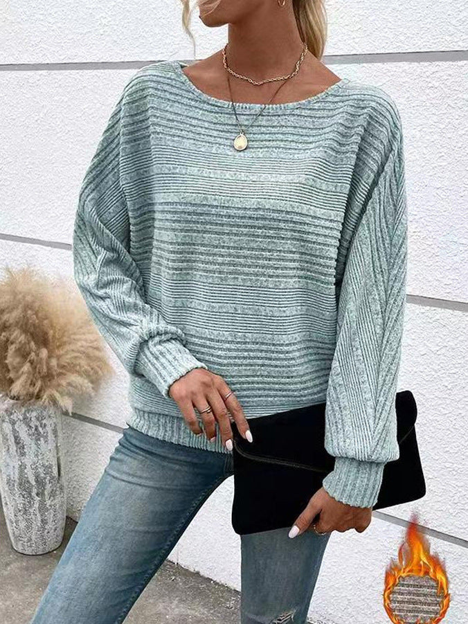 Women Comfortable Knit Sweater Mune Fashion