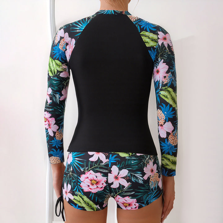 Ladies Sporty Long Sleeve Surf Wetsuit Mune Fashion