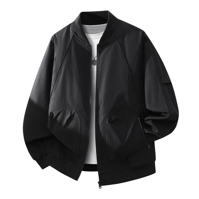 Men's Fashionable Bomber Jacket with Inner Lining Mune Fashion