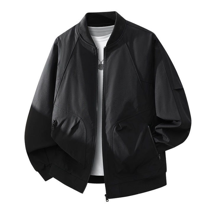 Men's Fashionable Bomber Jacket with Inner Lining Mune Fashion