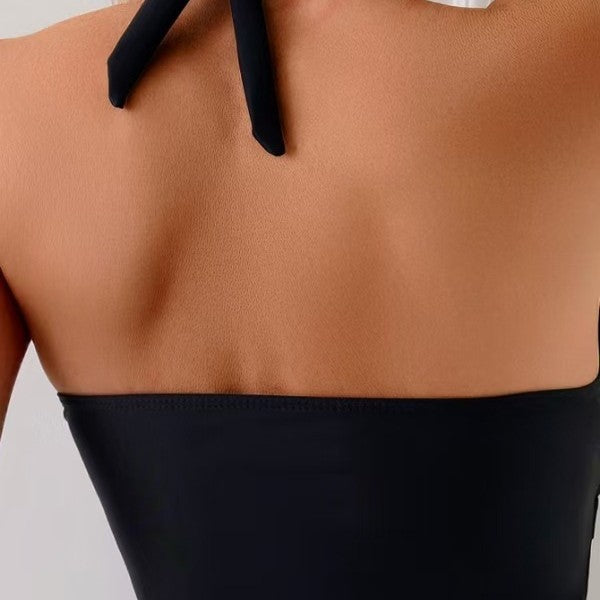 Women's ultra-modern tankini set with wrap top and stylish swim shorts Mune Fashion