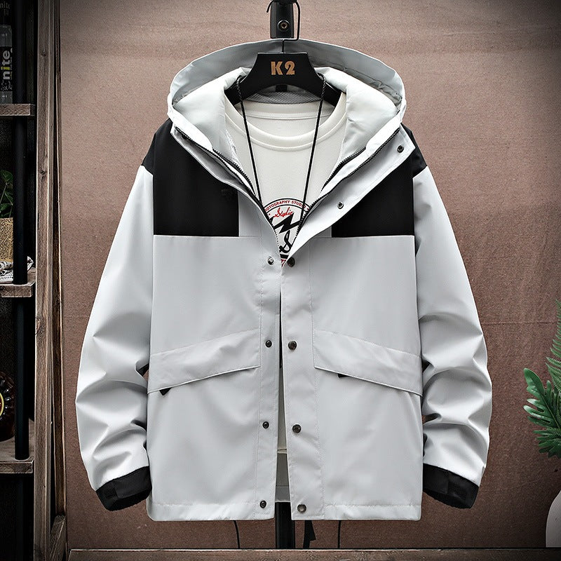 Men's functional jacket with adjustable hood system Mune Fashion
