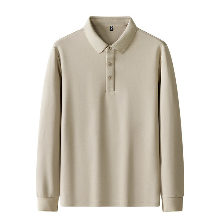 Women's polo shirt with long sleeves and button details Mune Fashion