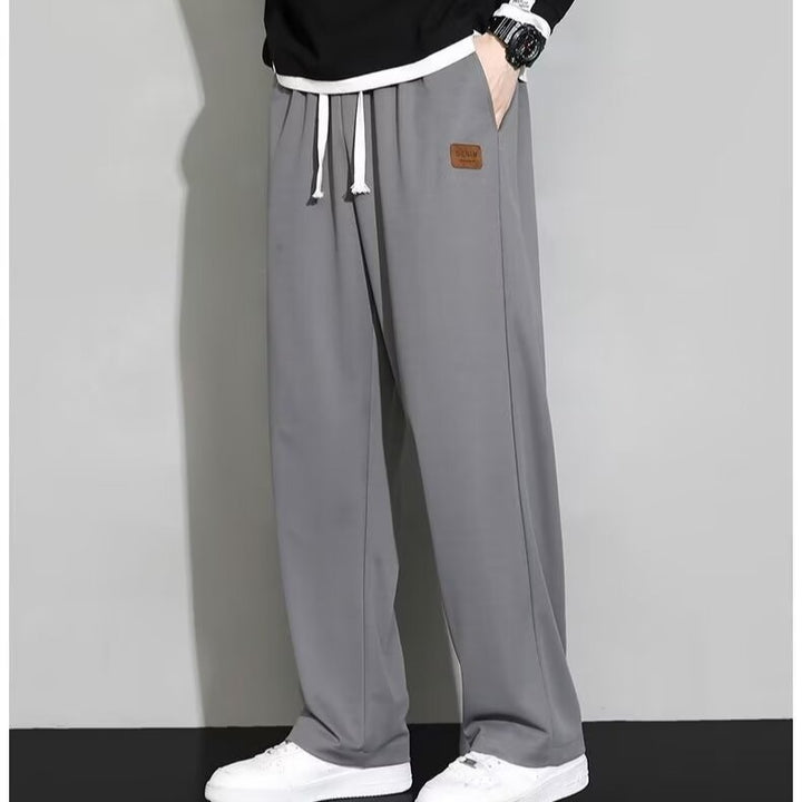 Men's Comfortable Casual Pants with Elastic Waistband Mune Fashion